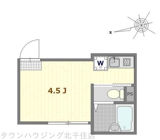 シャンテ谷在家の物件間取画像